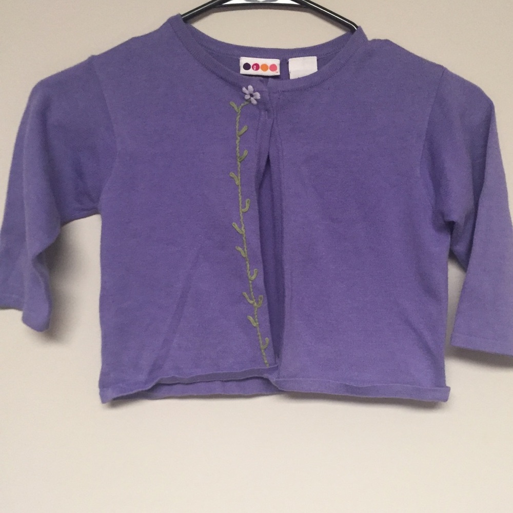 gorgeous girls purple cardigan